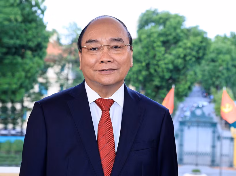 Chủ tịch nước Nguyễn Xuân Phúc. (Ảnh: Thống Nhất/TTXVN)