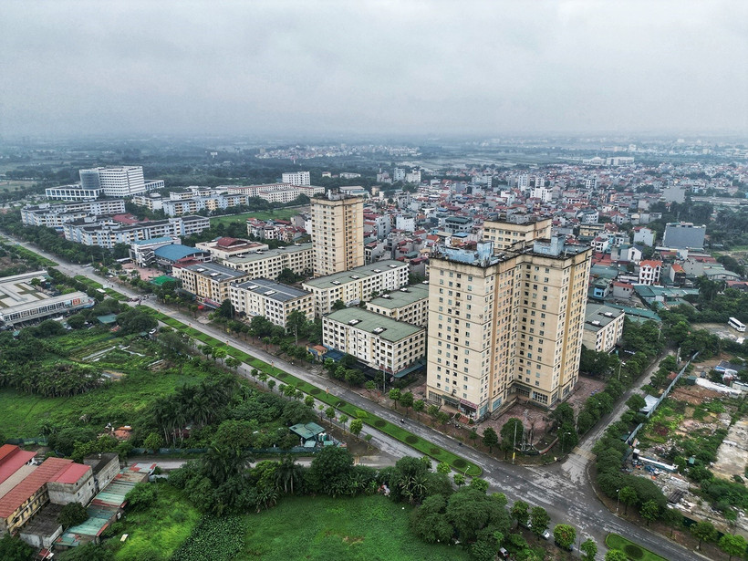 Quy mô sử dụng đất của dự án Khu công nghiệp Đông Anh là 299,45ha. (Ảnh: Tuấn Anh/TTXVN)