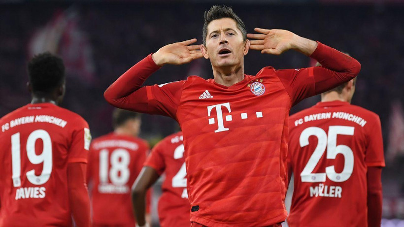 Lewandowski giúp Bayern Munich thắng hủy diệt Dortmund. (Nguồn: Getty Images)