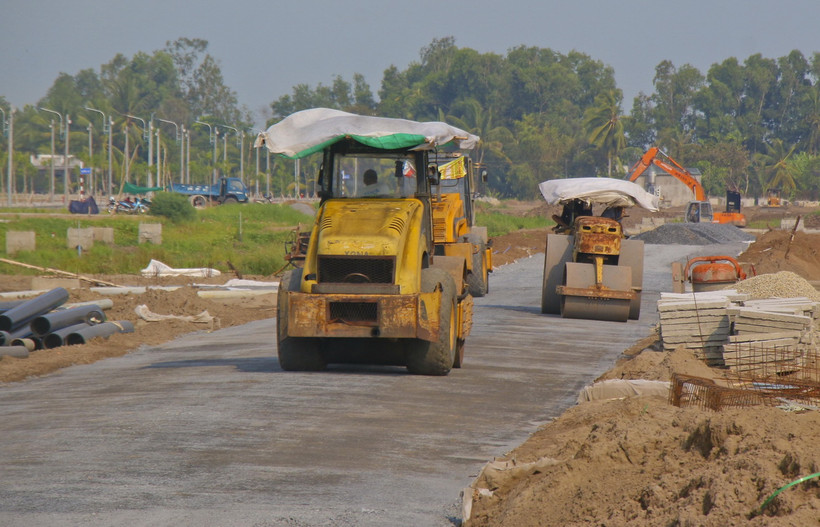 Khu tái định cư Tân Hòa, huyện Châu Thành A, tỉnh Hậu Giang, phục vụ Dự án đường bộ cao tốc Bắc-Nam phía Đông. (Ảnh: Duy Khương/TTXVN)
