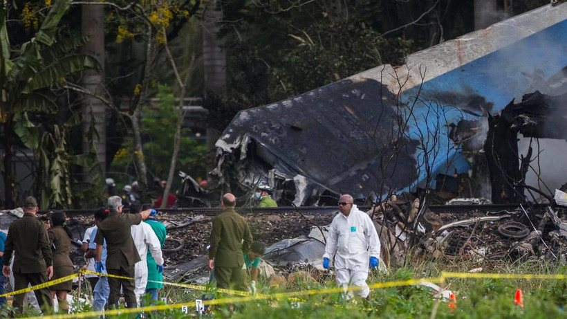 Hiện trường vụ tai nạn máy bay kinh hoàng hôm 18/5/2018 tại thủ đô La Habana. (Nguồn: AP)