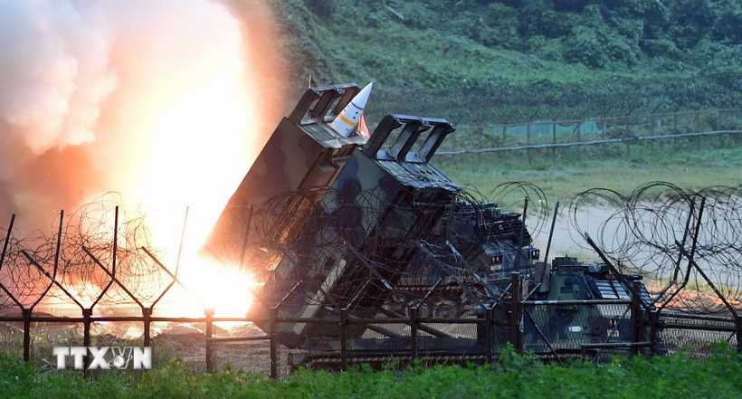 Tên lửa tầm xa ATACMS. Nguồn: AFP