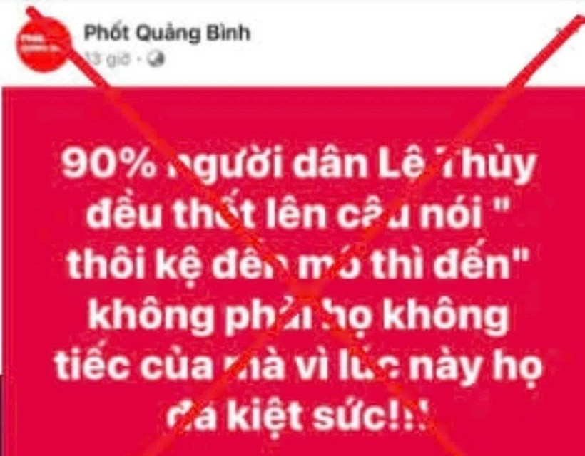 Xử lý nghiêm các trường hợp đăng tải thông tin sai sự thật về tình hình mưa lũ