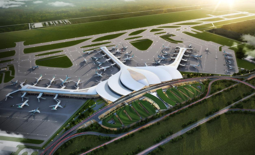 Dự án Cảng hàng không quốc tế Long Thành sẽ hoàn thành giai đoạn 1 vào năm 2025. (Ảnh: CTV/Vietnam+)