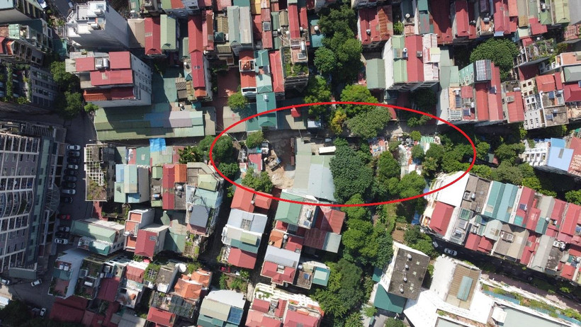 Phường Vĩnh Phúc đang rất thiếu không gian xanh, cả phường không có khu công viên nào. (Ảnh:PV/Vietnam+)