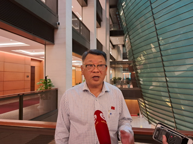 Đại biểu Quốc hội Nguyễn Tạo - Phó Trưởng Đoàn chuyên trách Đoàn đại biểu Quốc hội tỉnh Lâm Đồng. (Ảnh: Hùng Võ/Vietnam+)
