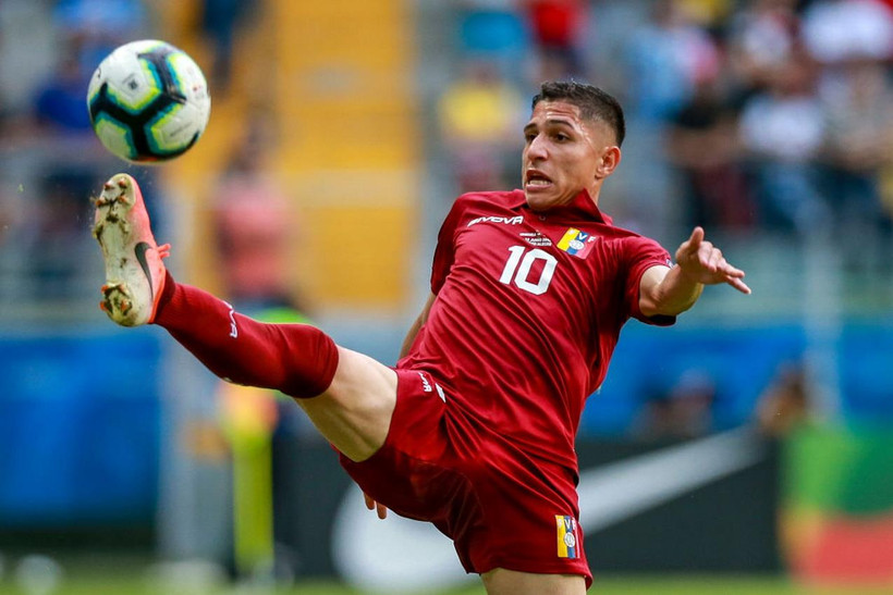 Jefferson Savarino trước cuộc chạm trán Messi và Argentina. (Nguồn: Getty Images)