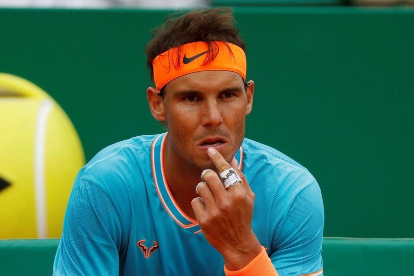 Rafael Nadal không hài lòng khi chỉ là hạt giống số 3 tại Wimbledon 2019. (Nguồn: Reuters)