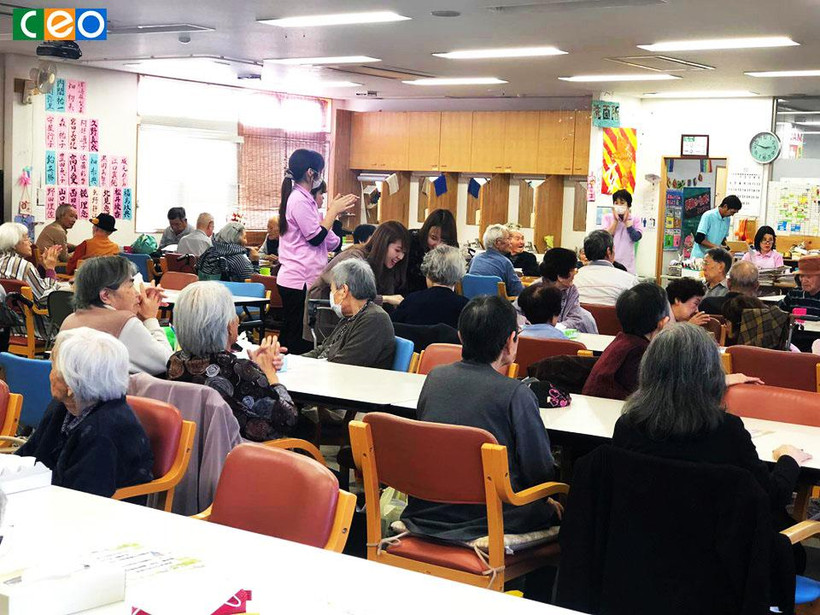 Lao động Việt Nam làm việc tại nhà dưỡng lão Nhật Bản. (Ảnh: Lê Hiền/Vietnam+)