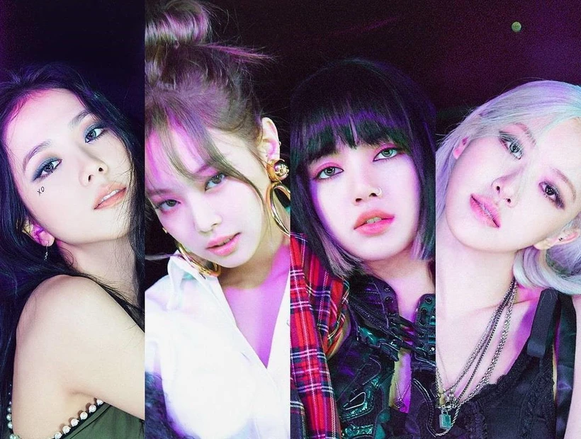 Các thành viên nhóm nhạc BLACKPINK. (Ảnh: Yonhap/TTXVN)