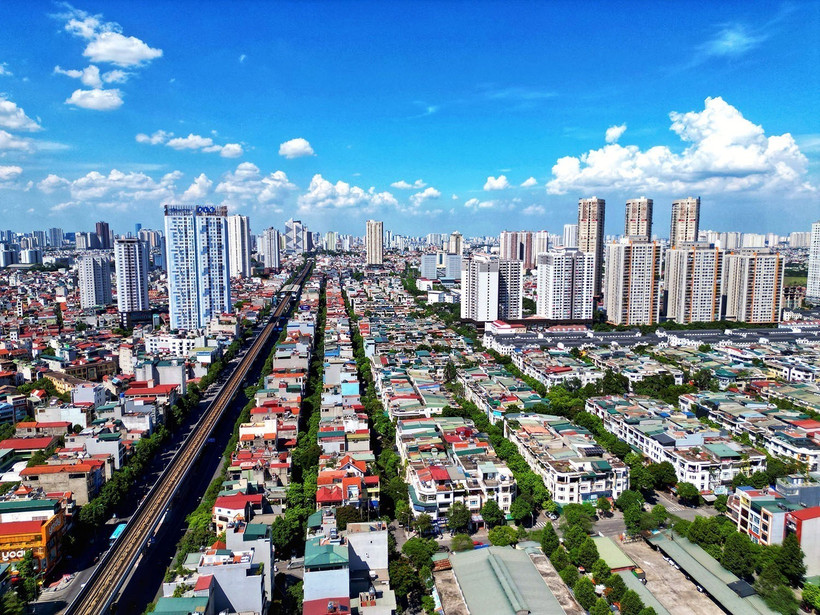 Một góc Thủ đô Hà Nội. (Nguồn: TTXVN)