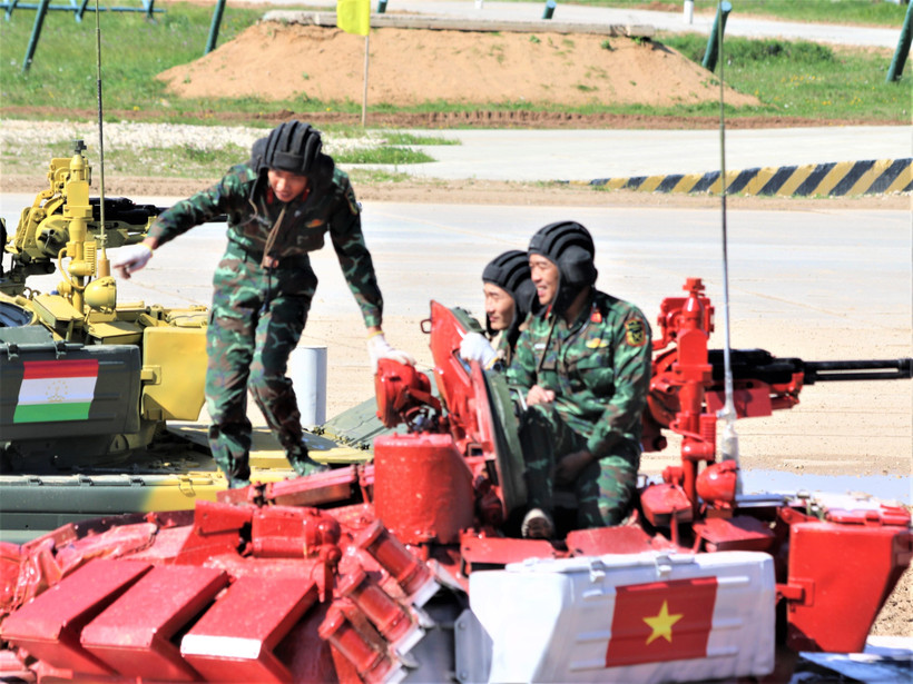 Đội tuyển Việt Nam tại Army Games 2019. (Ảnh Dương Trí/TTXVN)