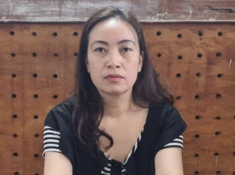 Đối tượng Nguyễn Thị Luyến, kế toán Phòng Công chứng số 1 tỉnh Lai Châu lừa đảo hàng tỷ đồng. (Ảnh: TTXVN phát)