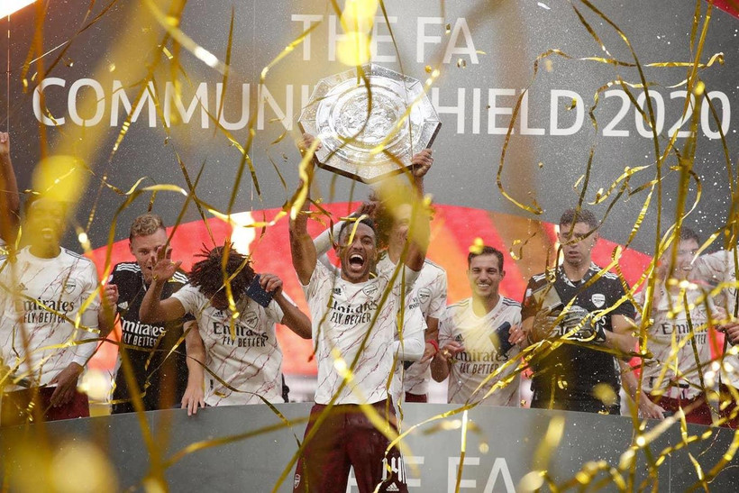 Arsenal lần thứ 16 giành Siêu cúp Anh. (Nguồn: Getty Images)