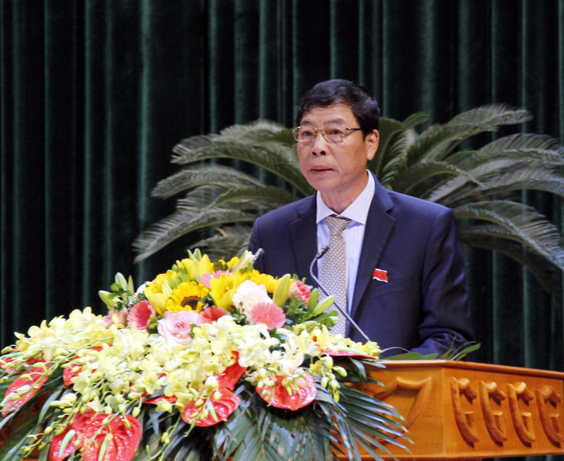 Ủy ban Thường vụ Quốc hội phê chuẩn kết quả miễn nhiệm chức vụ Chủ tịch Hội đồng nhân dân tỉnh Bắc Giang khóa XVIII, nhiệm kỳ 2016-2021. (Ảnh: Đồng Thúy/TTXVN)