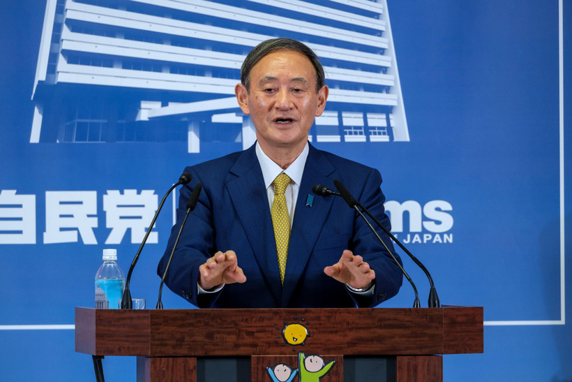 Tân Thủ tướng Nhật Bản Yoshihide Suga. (Ảnh: AFP/TTXVN)