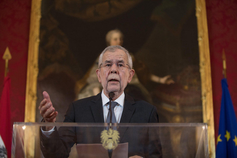 Tổng thống Áo Alexander Van der Bellen. (Ảnh: AFP/TTXVN)