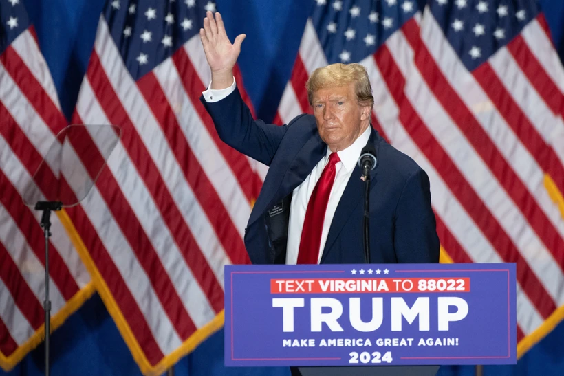 Cựu Tổng thống Mỹ Donald Trump. (Ảnh: AFP/TTXVN)