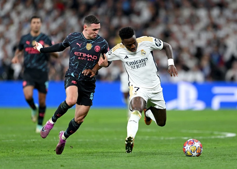 Man City và Real sẽ quyết đấu ở Etihad tranh vé bán kết Champions League. (Nguồn: Getty Images)
