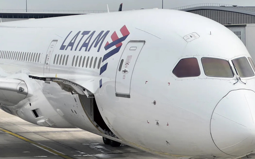 Máy bay của Hãng LATAM Airlines. (Ảnh: AFP)