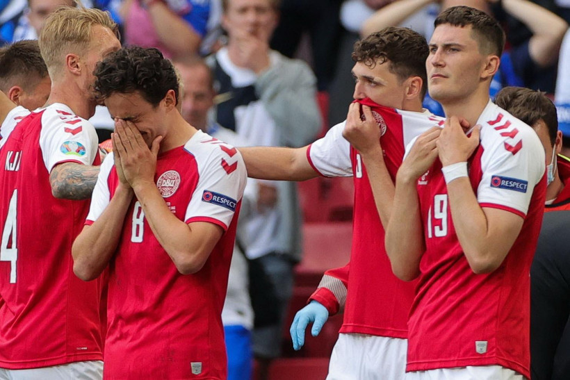 HLV Hjulmand cho phép các cầu thủ lựa chọn có ra sân gặp tuyển Bỉ hay không. (Ảnh: AFP/TTXVN)