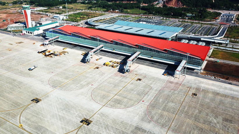 Cảng hàng không quốc tế Vân Đồn. (Ảnh: TTTXVN phát)