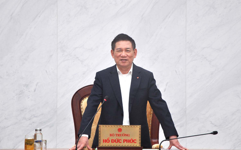 Bộ trưởng Bộ Tài chính Hồ Đức Phớc. (Ảnh: Vietnam+)