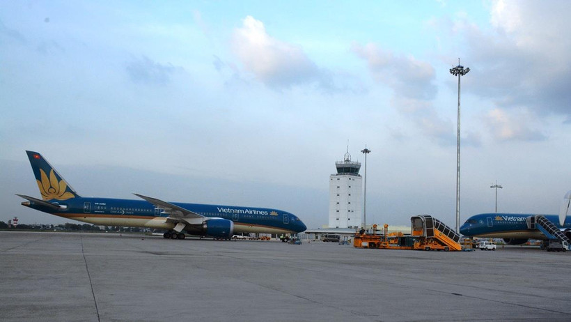 Máy bay của hãng hàng không Vietnam Airlines. (Ảnh: Việt Hùng/Vietnam+)