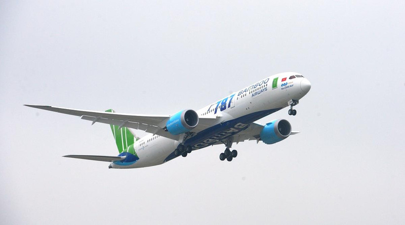 Bamboo Airways sẵn sàng đưa công dân Việt Nam ở Ukraine về nước. (Ảnh: CTV/Vietnam+)