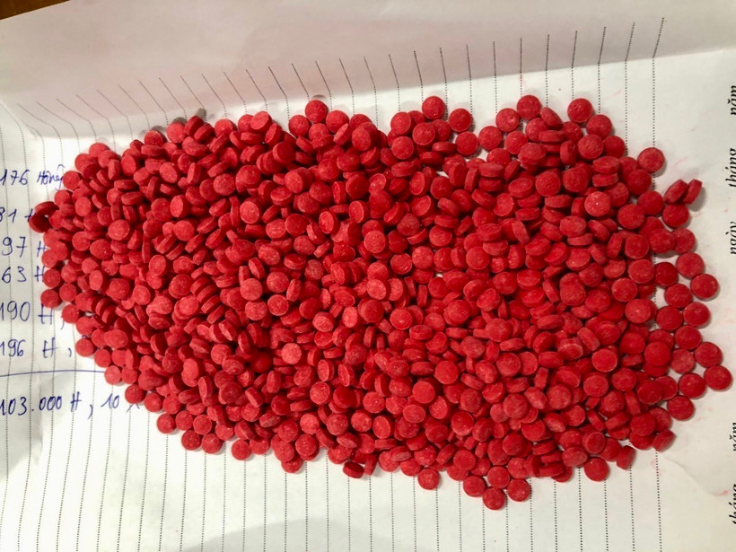 Tang vật vụ án. (Ảnh: TTXVN phát)