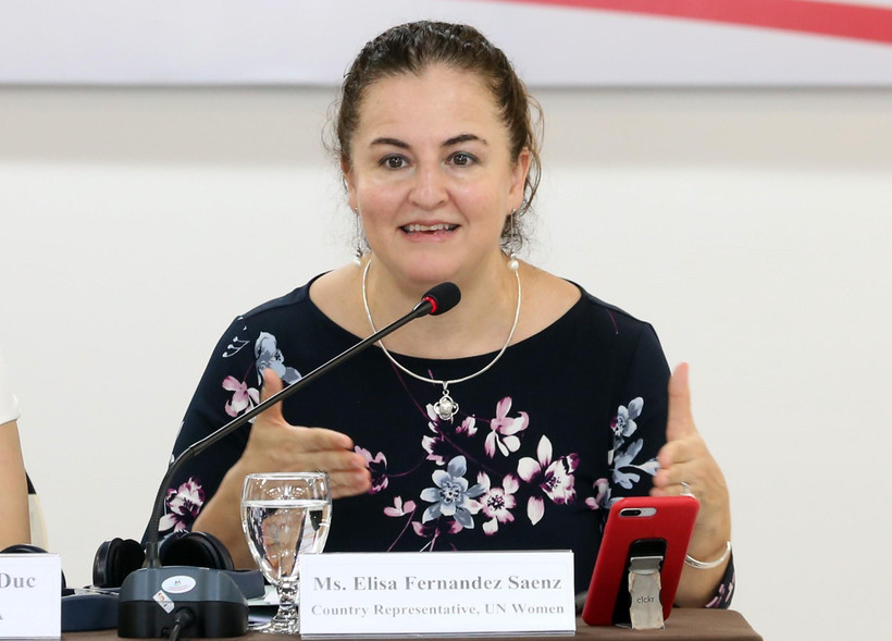  Bà Elisa Fernandez Saenz, Trưởng đại diện UN Women tại Việt Nam. (Ảnh: Anh Tuấn/TTXVN)