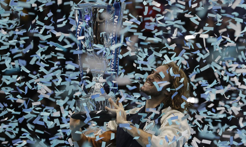 Stefanos Tsitsipas vô địch ATP Finals 2019. (Nguồn: AP)