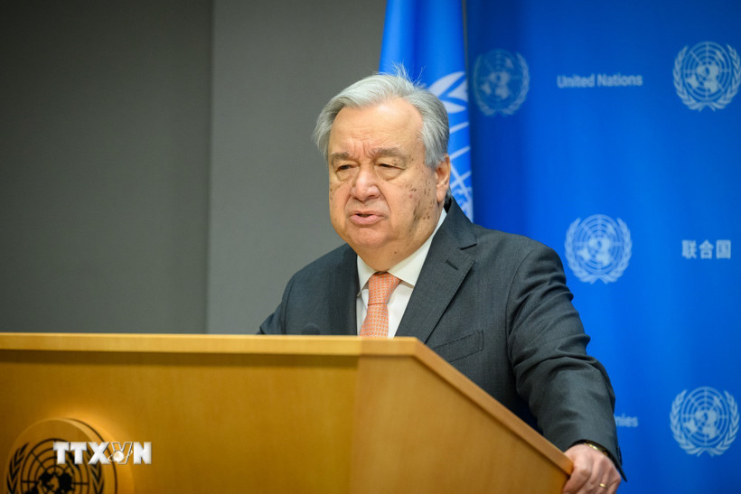 Tổng thư ký Liên hợp quốc António Guterres. (Nguồn: AFP/TTXVN)