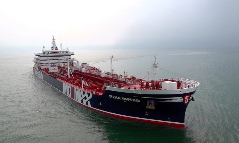 Tàu chở dầu "Stena Impero" của Thụy Điển. (Nguồn: Guardian)