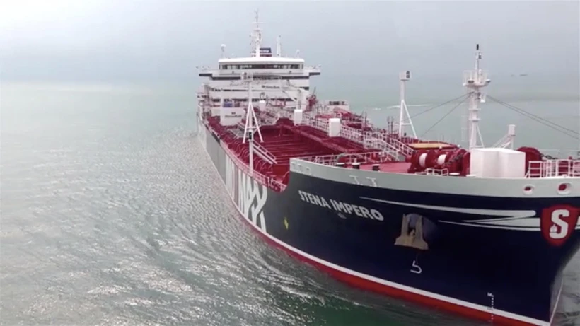 Tàu chở dầu Stena Impero. (Nguồn: Newsweek)