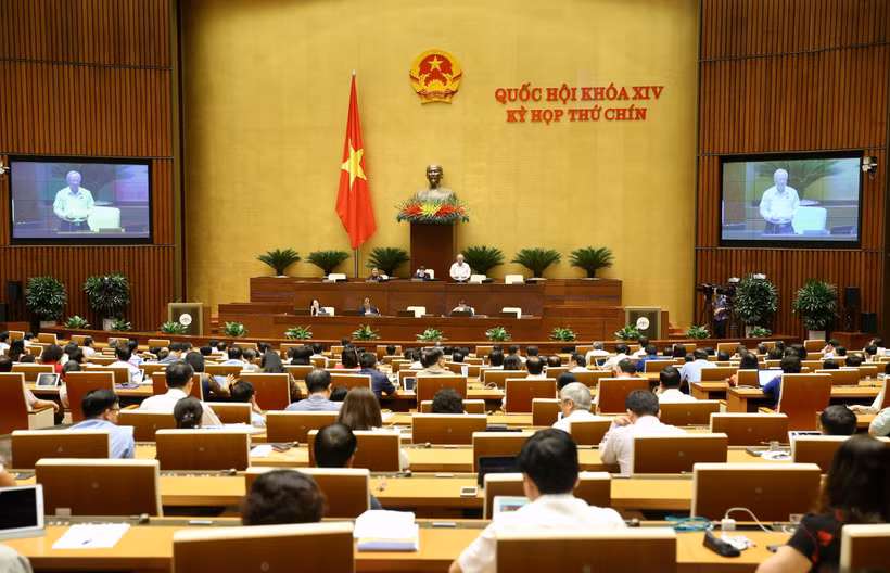 Trong ảnh: Quang cảnh phiên họp chiều 10/6. (Ảnh: Dương Giang/TTXVN) 