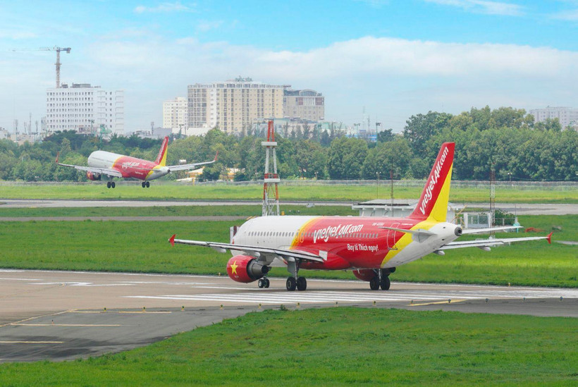 Vietjet mở bán 100.000 vé máy bay khuyến mãi giảm giá tới 99%. (Ảnh: CTV/Vietnam+)