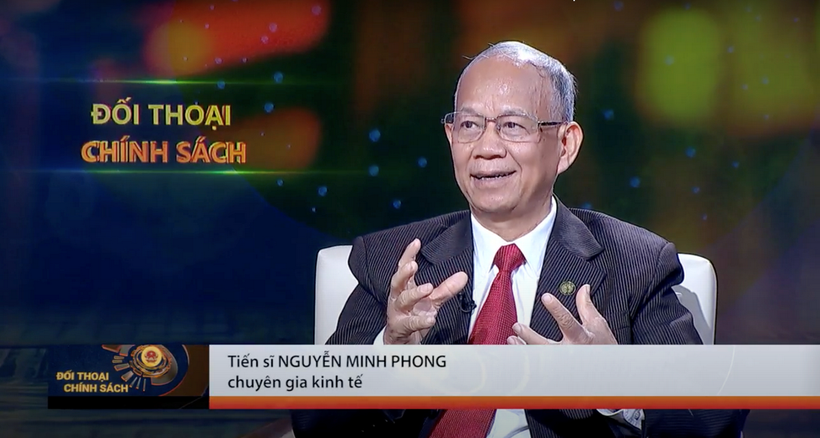 Tiến sỹ Nguyễn Minh Phong, nguyên Trưởng Phòng nghiên cứu kinh tế, Viện Nghiên cứu phát triển kinh tế-xã hội Hà Nội phát biểu.