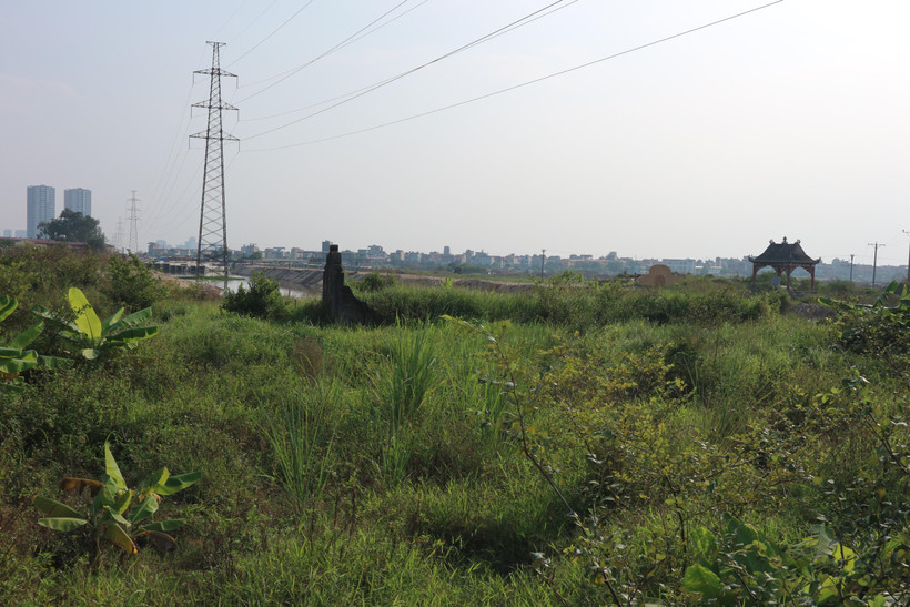 Cụm di chỉ Vườn Chuối tại xã Kim Chung (Hoài Đức, Hà Nội). (Ảnh: Mạnh Khánh/TTXVN)