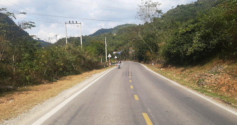 Bộ Giao thông Vận tải sẽ huy động nguồn lực, bố trí vốn để đầu tư đồng bộ Quốc lộ 4 qua Hà Giang. (Ảnh: Việt Hùng/Vietnam+)