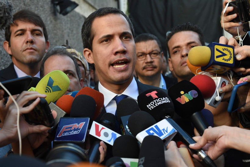 Thủ lĩnh đối lập Venezuela Juan Guaido. (Ảnh: AFP/ TTXVN)