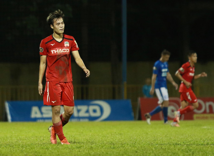 Hoàng Anh Gia Lai tụt xuống vị trí thứ 13 tại V-League 2019. (Ảnh: Nguyên An/Vietnam+)