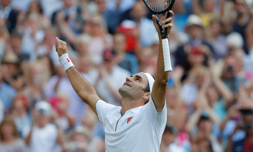 Federer vào chung kết sau chiến thắng thuyết phục. (Nguồn: Guardian)