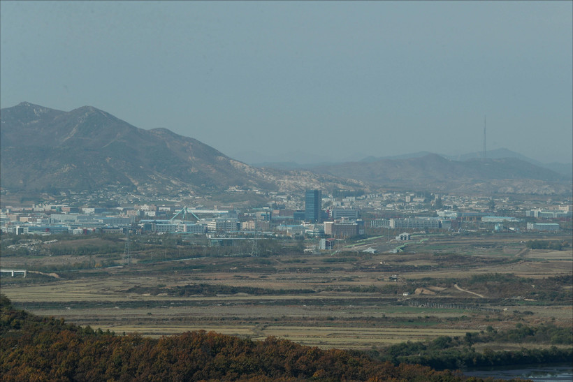 Quang cảnh Khu công nghiệp chung Kaesong. (Ảnh: Yonhap/ TTXVN)