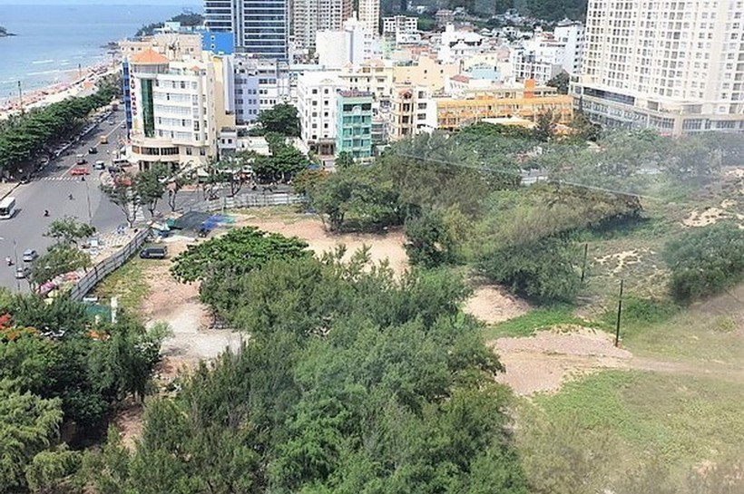 Khu đất 2,8ha Chợ du lịch cũ tại phường Thắng Tam, thành phố Vũng Tàu, đủ điều kiện đấu giá đất năm 2024. (Ảnh: Hoàng Nhị/TTXVN)