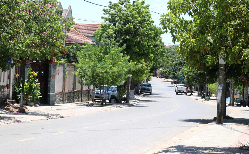 Nắng nóng gay gắt tại thành phố Đông Hà, Quảng Trị. (Ảnh: Nguyên Lý/TTXVN)