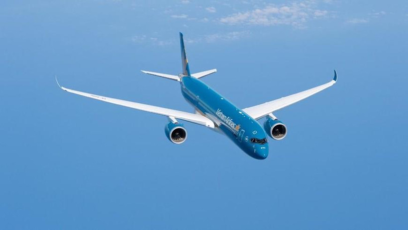 Đội máy bay A350 được Vietnam Airlines triển khai cung cấp dịch vụ wifi từ ngày 10/10 tới. (Ảnh: Trang Trịnh/Vietnam+)