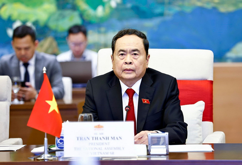 Chủ tịch Quốc hội Trần Thanh Mẫn. (Ảnh: Doãn Tấn/TTXVN)