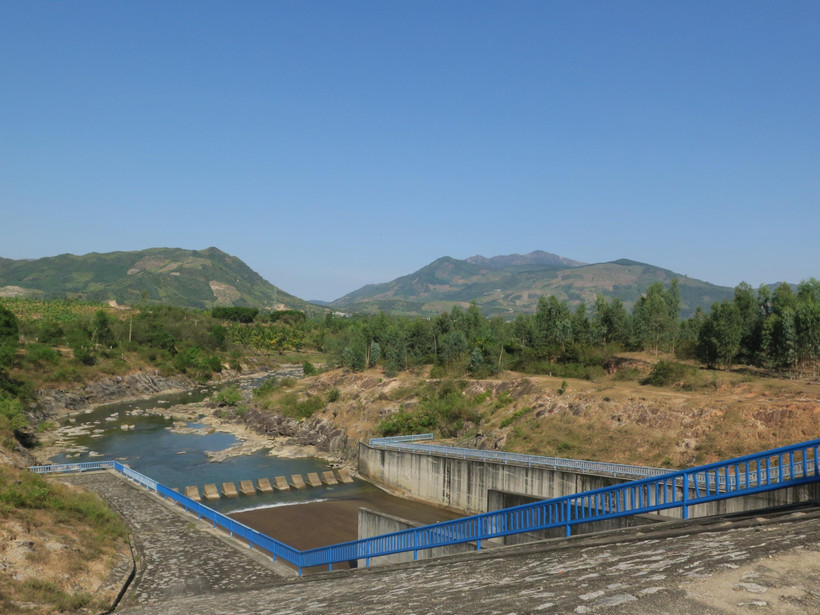 Hồ chứa nước Suối Dầu (Khánh Hòa). (Ảnh: Phan Sáu/TTXVN)