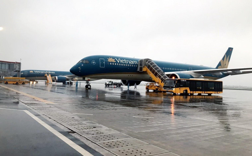 Máy bay của Vietnam Airlines. (Ảnh: TTXVN phát)